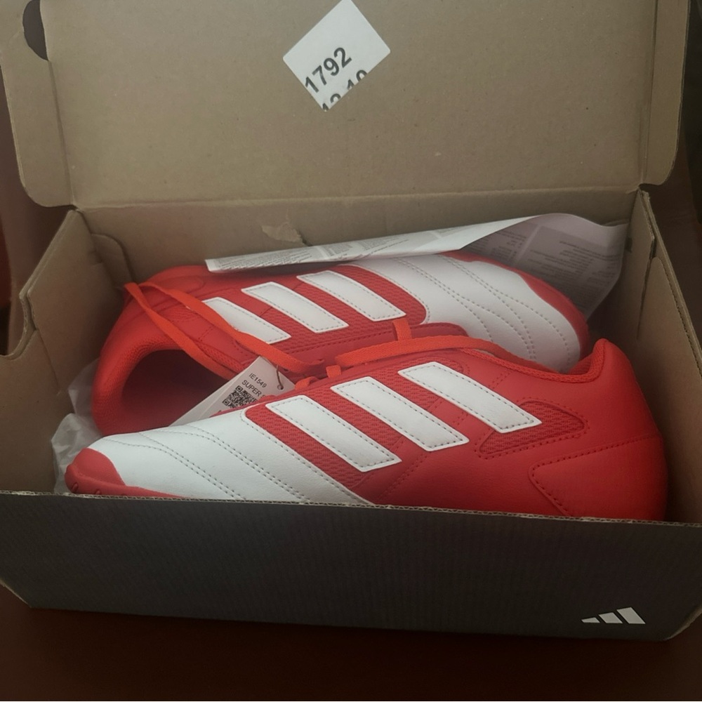 Adidas Super Sala 2 in Orange and White